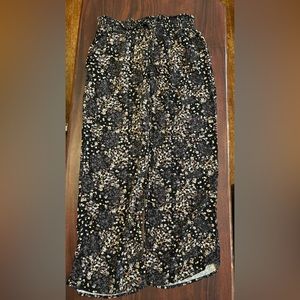 Maurices Floral Wide Leg Pants size Large